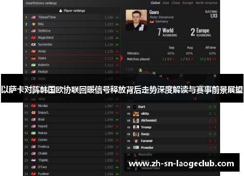 以萨卡对阵韩国欧协联回暖信号释放背后走势深度解读与赛事前景展望 以萨卡对阵韩国欧协联回暖信号释放背后走势深度解读与赛事前景展望